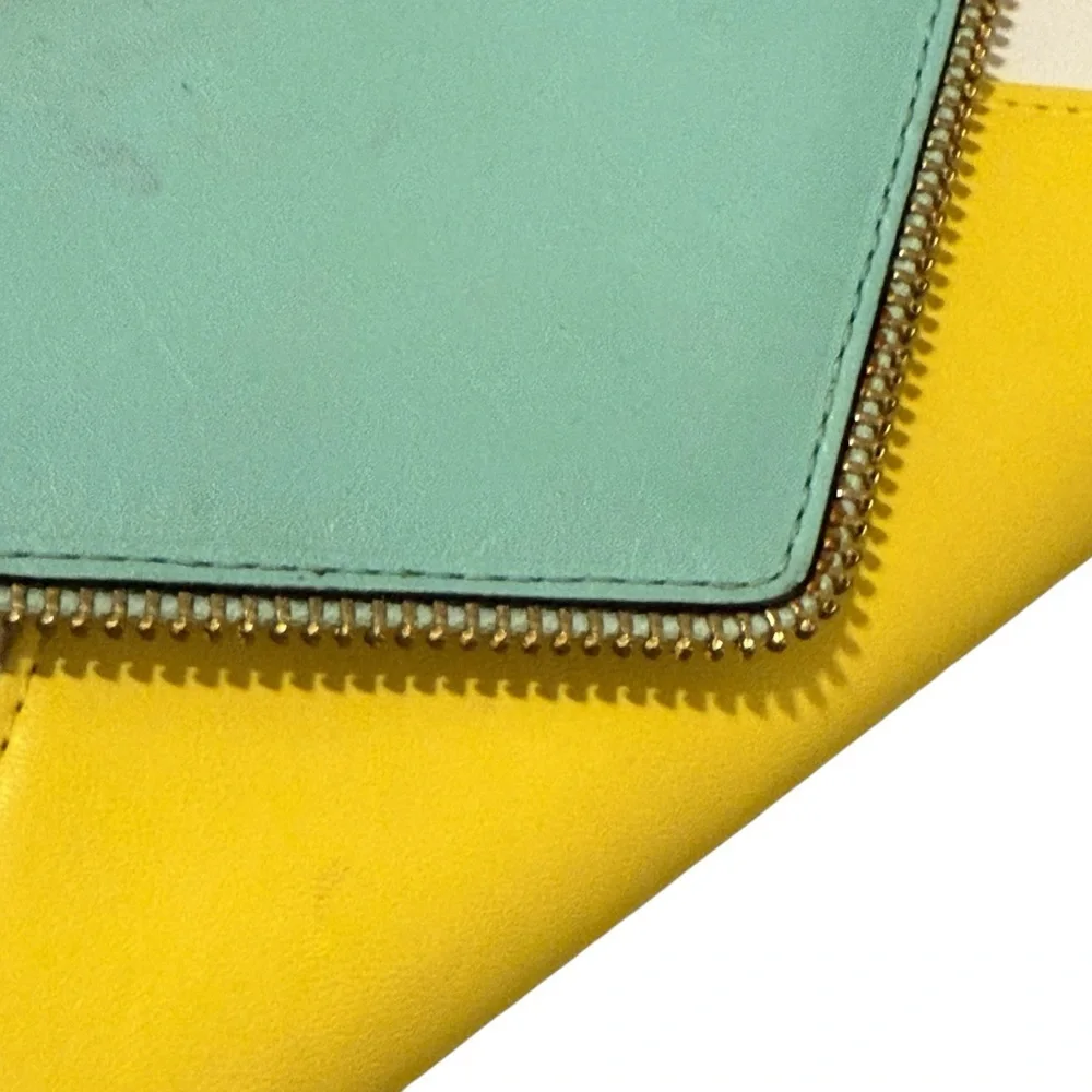 Rebecca Minkoff Oliver Multicolor Genuine Leather Envelope Wallet